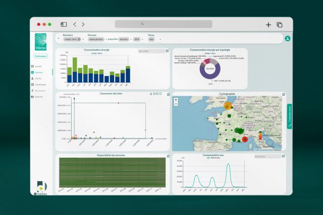 Capture d’écran de l’interface Vibriss