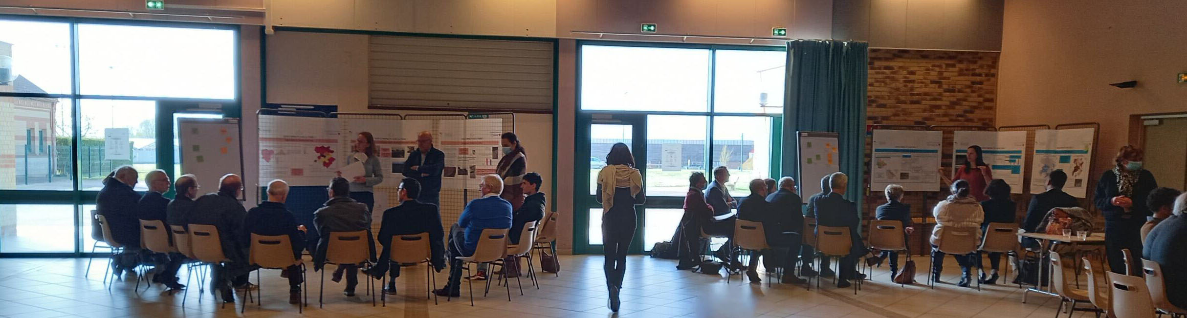 Les acteurs du territoire sont répartis en 2 ateliers pour échanger sur la stratégie d’adaptation au changement climatique
